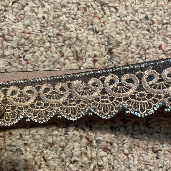 Western leather belt - Picture 3 of 3